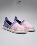 گیوه صورتی و یاسی دستبافت زیره تزریق | مدل رونیا